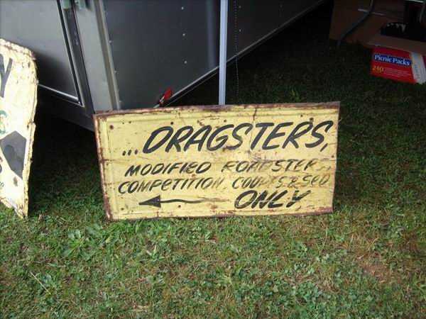 Onondaga Dragway - Old Sign From Ron Gross (newer photo)